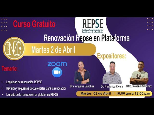 Renovación Repse en Plataforma