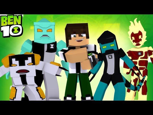 BEN 10 MINECRAFT MOD | Heatblast, Alien X, Wildmutt, XLR8!!