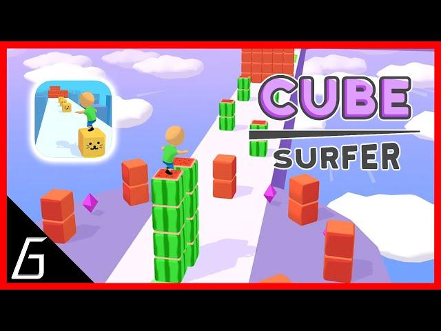 Cube Surfer Gameplay | All Level Part 1 + First Skins