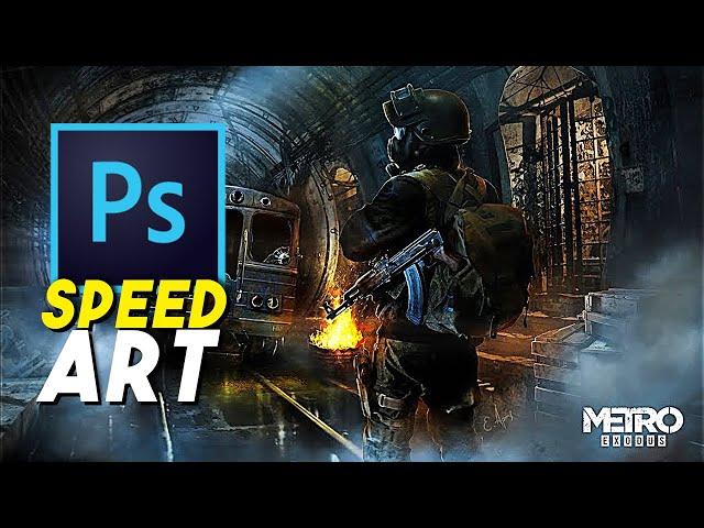 Metro Exodus Speed Art (Photoshop)