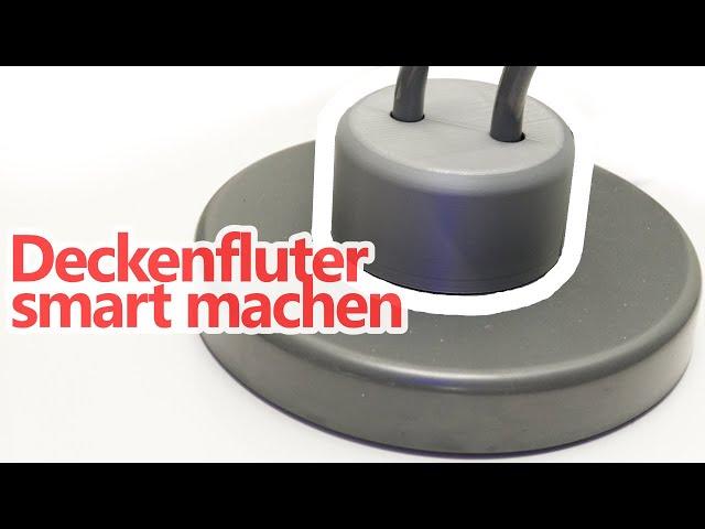 Deckenfluter mit Shelly 2.5 smart machen