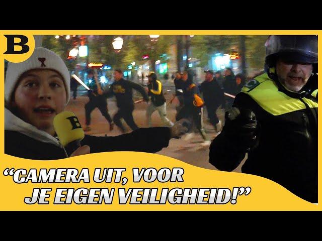 ISRAËLISCHE HOOLIGANS ZETTEN AMSTERDAM OP ZIJN KOP (ENG SUB)