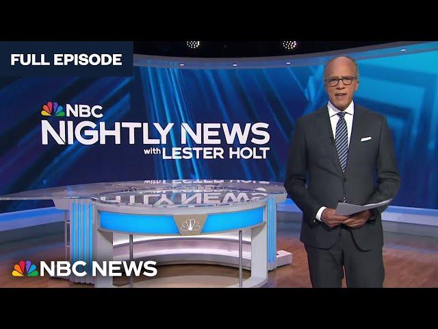 Nightly News Full Broadcast - Oct. 21