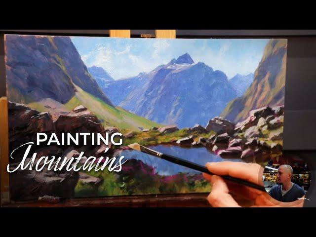 Livestream REPLAY - June 2024 - Painting Mountains!