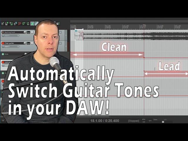 How to automate tone switching when using guitar amp plug-ins (Tutorial)