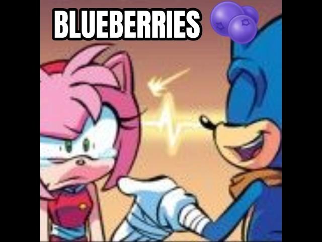 Name Me One Blue Food #sonicboom #sonicthehedgehog #amyrosethehedgehog