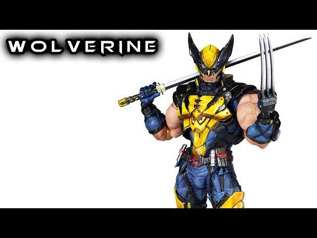 Play Arts Kai WOLVERINE Marvel Variant Action Figure Toy Review