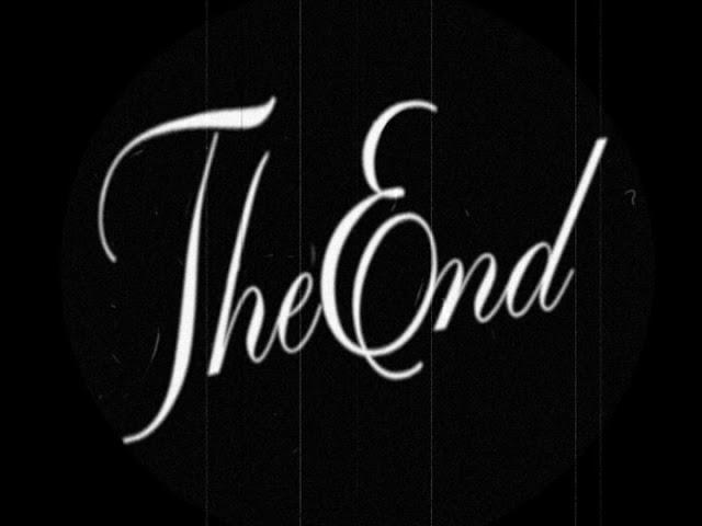 video effect source - vintage "The End"