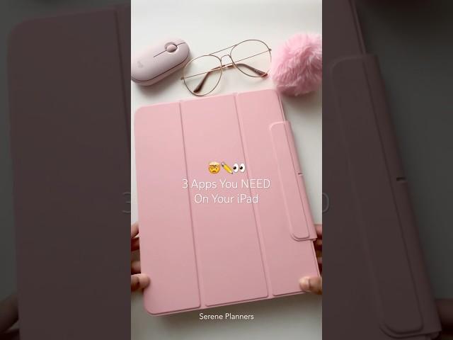 3 Apps You NEED On Your iPad ️ #ipad #ipadair2024 #planner #planwithme