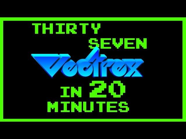 Vectrex games compilation - 37 games in 20 minutes