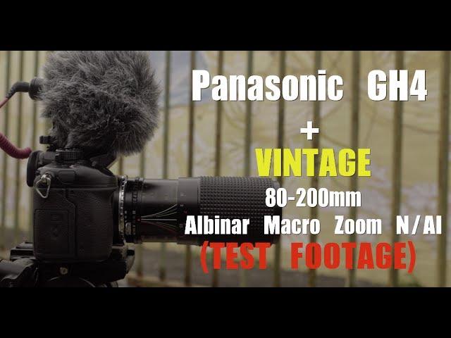 Lens Test #22 - Panasonic GH4 + Vintage Albinar 80-200mm Macro Zoom Lens Test Footage