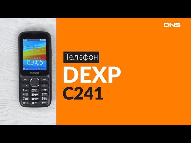 Распаковка телефона DEXP C241 / Unboxing DEXP C241