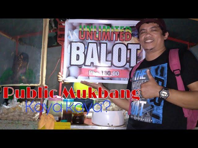 Vlog#26-Unlimited Balut | Public Mukbang |