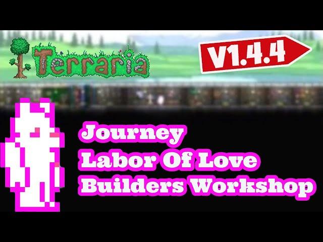 Terraria 1.4.4 Builders Workshop Journey Mode (All Items Map) #terraria