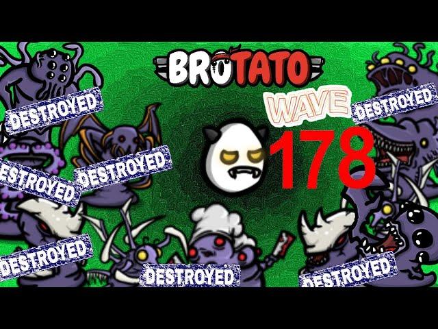 Brotato Endless : New World Record ?! Wave 178 Danger 5 !!! (Patch 1.0.0.3 Full Run from my stream )