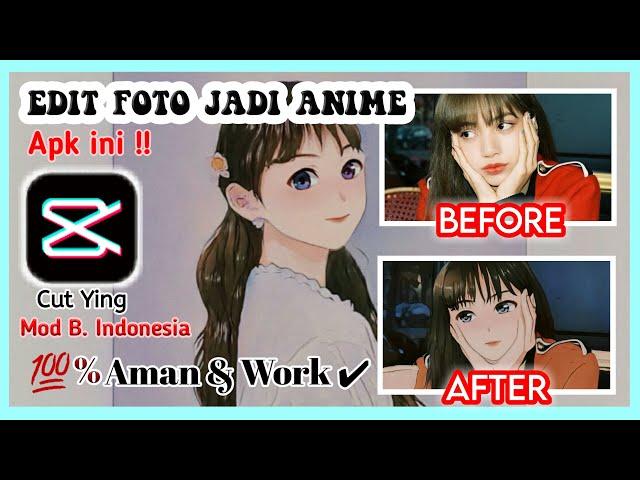 Cara Mengedit Foto Jadi Anime/Komik yang lagi Trend || Pake HP Android Terbaru!!