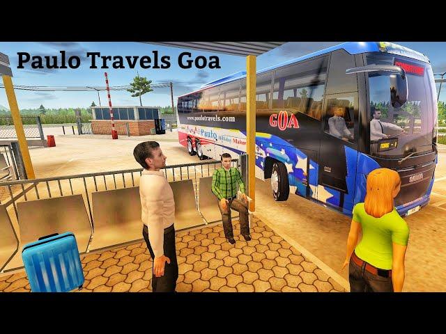  Paulo Travels Skin livery  Bus Simulator Ultimate! Android Bus Game