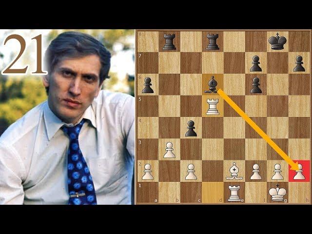 Robert James Fischer, Champion of The World | Spassky vs Fischer | (1972) | Game 21
