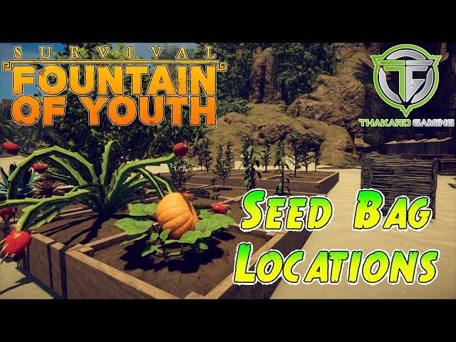 Survival: Fountain of Youth - Seed Bag Locations