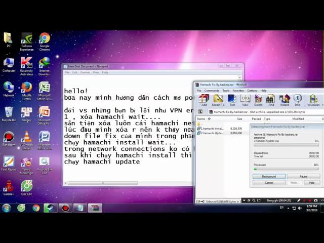 [Tutorial] Fix Lỗi Hamachi , mở Port Mạng Hamachi , VPN Status error...