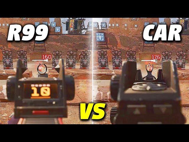 CAR VS R99, Which Is The Better SMG? (Weapon Comparison) - Apex Legends Season 12