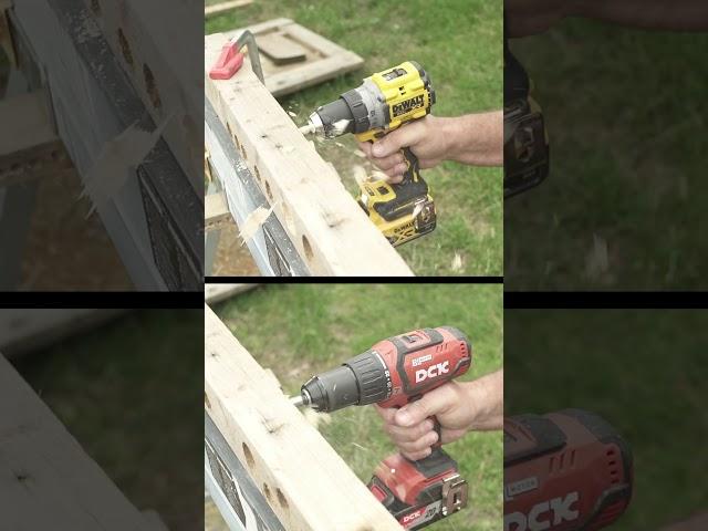 DeWALT vs DCK drill driver #shorts