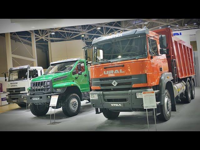 Four new Russian Ural trucks