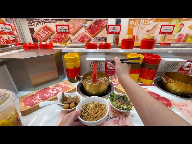 Futuristic Hotpot Conveyor Belt Restaurant