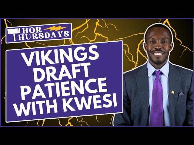 Why Minnesota Vikings still remain patient with Kwesi Adofo-Mensah