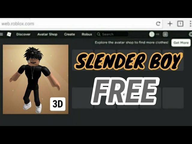 How to make a Slender Boy in Roblox for FREE