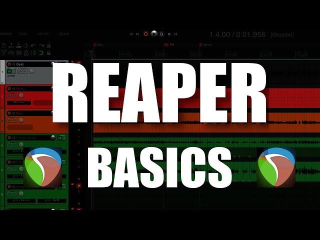 REAPER Basics - The Complete Beginner Tutorial in under 15 MINUTES