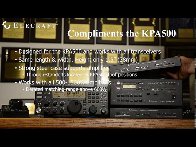 Elecraft KAT500 500W ATU