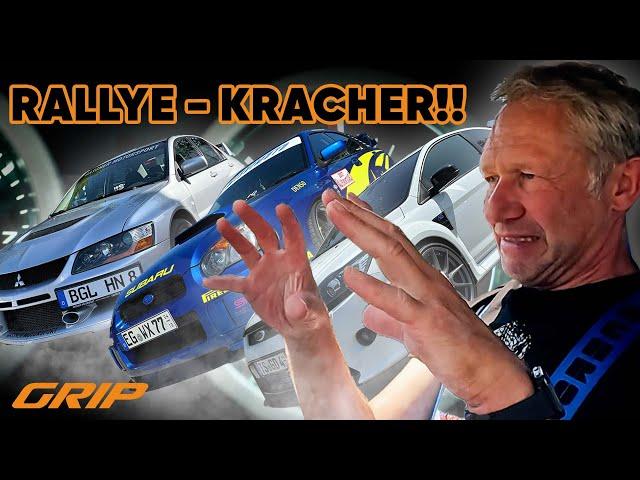 Rallye-Action pur! ️ Subaru vs. Focus RS vs. Lancer Evo! | GRIP