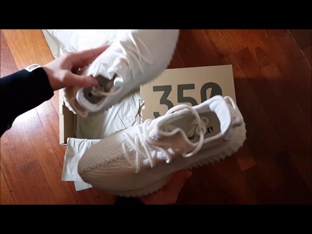 Unboxing adidas Yeezy Boost V2 Cream White - Outpump