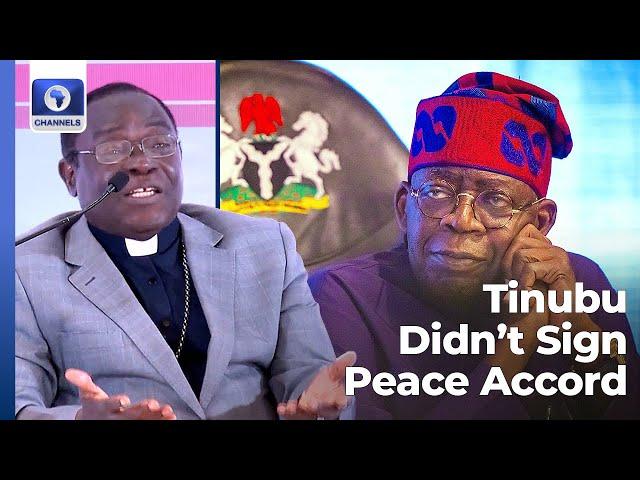 Tinubu Didn’t Sign Peace Accord, Committee Can’t Force Edo PDP, Says Kukah