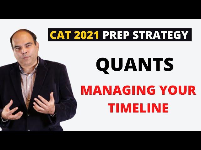 CAT Prep Strategy: QA Part 1  MANAGING YOUR TIMELINE