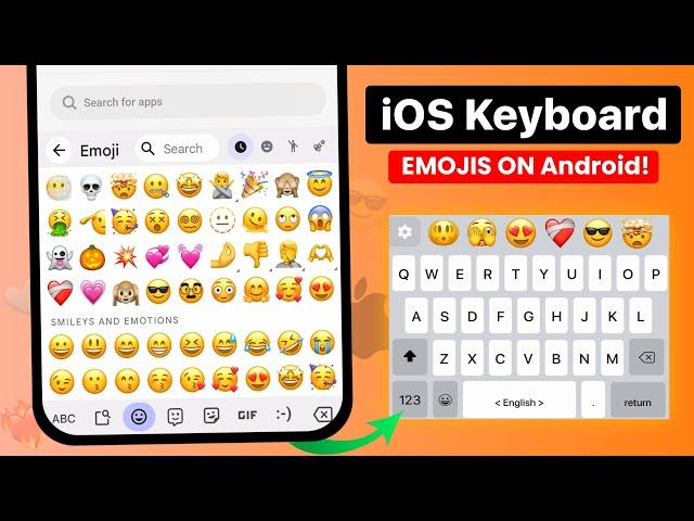 iPhone New Keyboard & iOS Emojis For Android  | ios keyboard on android !