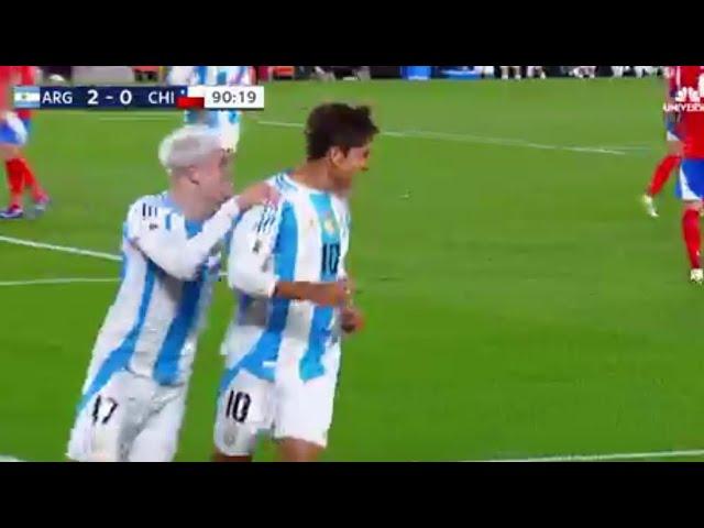 Paulo Dybala Goal Today, Argentina vs Chile (3-0), All Goals Results and Extended highlights.