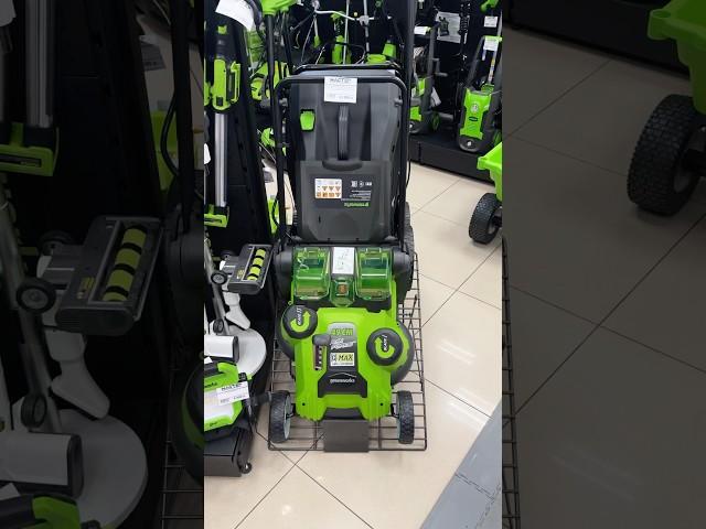 Аккумуляторная газонокосилка Greenworks 2500207 #greenworks #газонокосилка