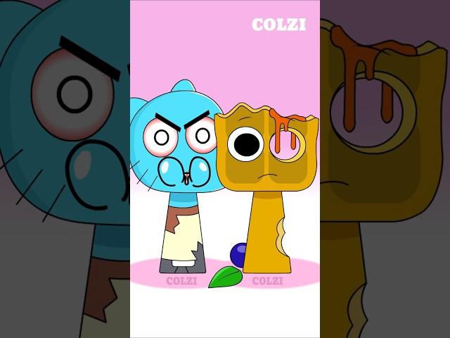 Sprunki OC Gumball vs Waffle Walter Phase 4 - Sprunki Incredibox #incredibox #animation #sprunki