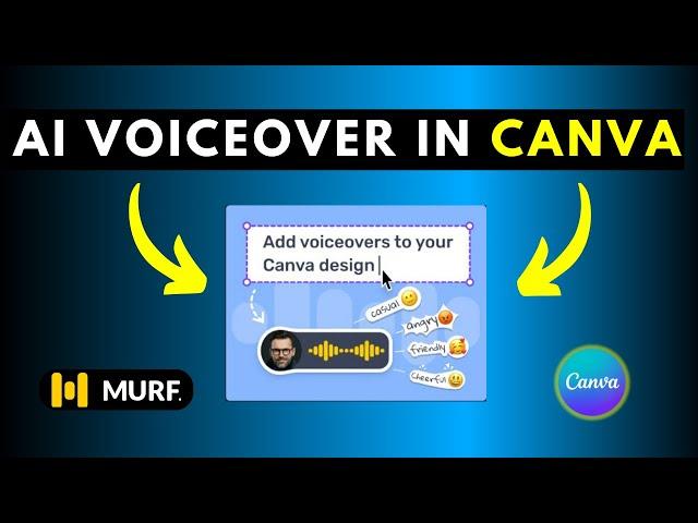 How to Add AI Voiceovers to Your Canva Designs, Videos, and Presentations | Step-by-Step Tutorial