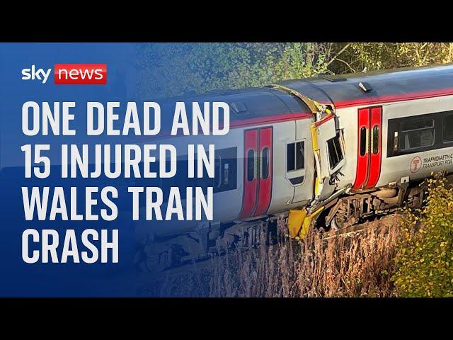 Passenger dead and 15 in hospital after train collision in Wales