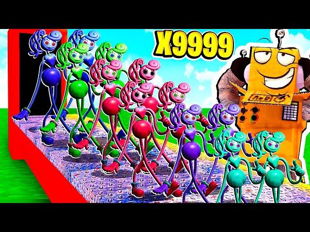 ПОСТРОИЛ ГИГАНТСУЮ ФАБРИКУ POPPY PLAYTIME МАМА ДЛИННЫЕ НОГИ #2 НУБ И ПРО ВИДЕО ROBLOX Poppy Playtime