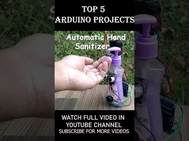 Top 5 Arduino Projects for Beginners. Full tutorial videos in Youtube Channel #arduino