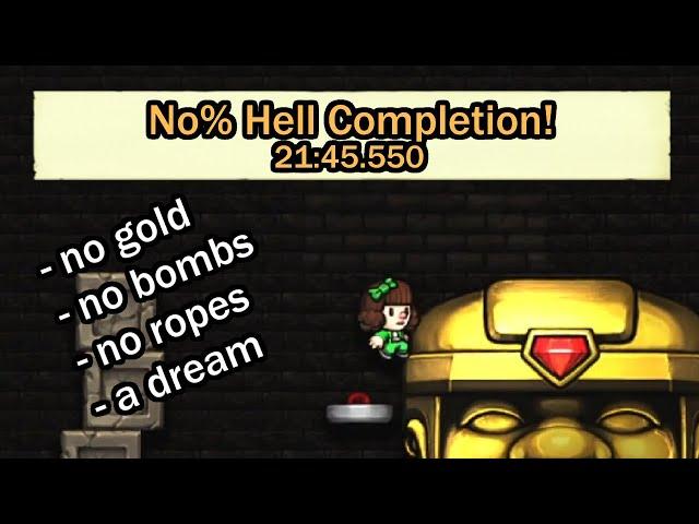 Conquering Hell with ABSOLUTELY NOTHING! (No% Hell World Record)