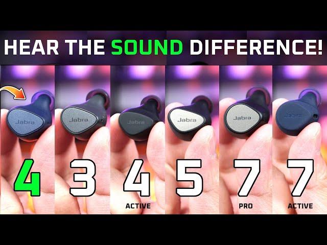 Jabra Elite 4 Review vs EVERY Jabra! (vs Elite 3, 4 Active, 5, 7 Pro, 7 Active)