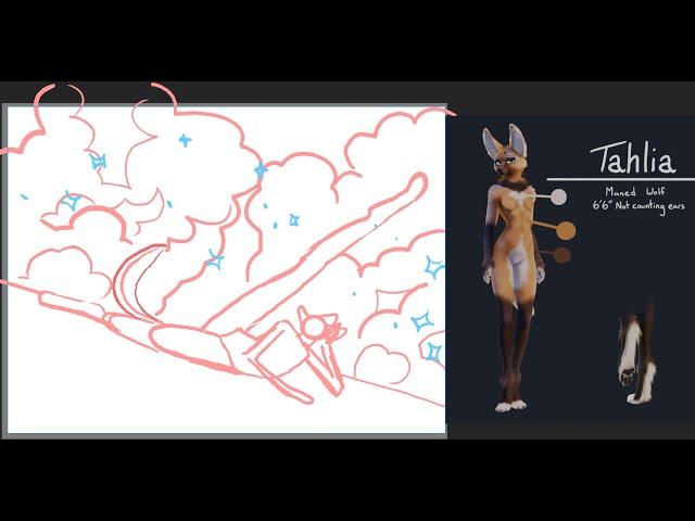 Animating Commission - Maned Wolf Bayonetta Dance