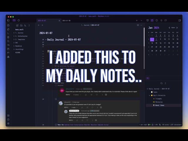 Tracking Daily Note Creation in Obsidian Workflow