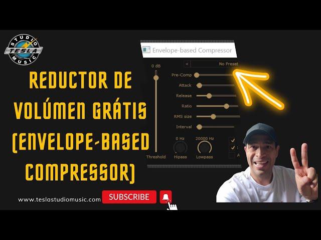  REDUCTOR de volumen gratis ENVELOPE-BASED COMPRESSOR en REAPER| @teslastudiomusic