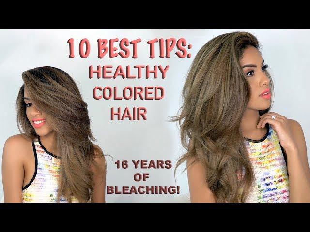 10 Best Tips For Healthy Colored Hair!  - HAIR ADVICE | ARIBA PERVAIZ